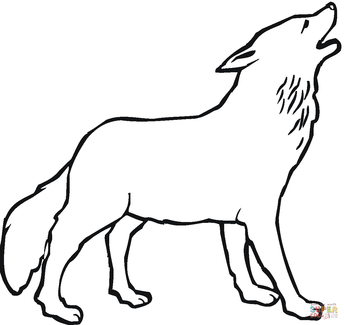 coloring pages of a wolf free printable wolf coloring pages for kids wolf coloring of a pages 