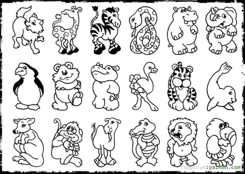 coloring pages of animals cartoon animal coloring pages to download and print for free coloring animals of pages 