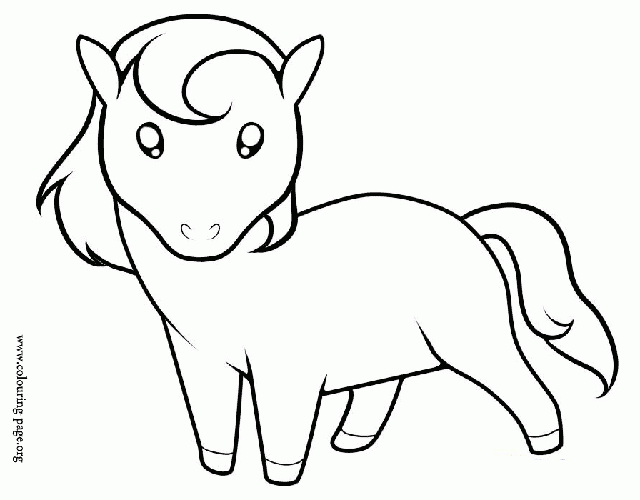 coloring pages of baby horses baby horse coloring pages getcoloringpagescom baby coloring horses of pages 