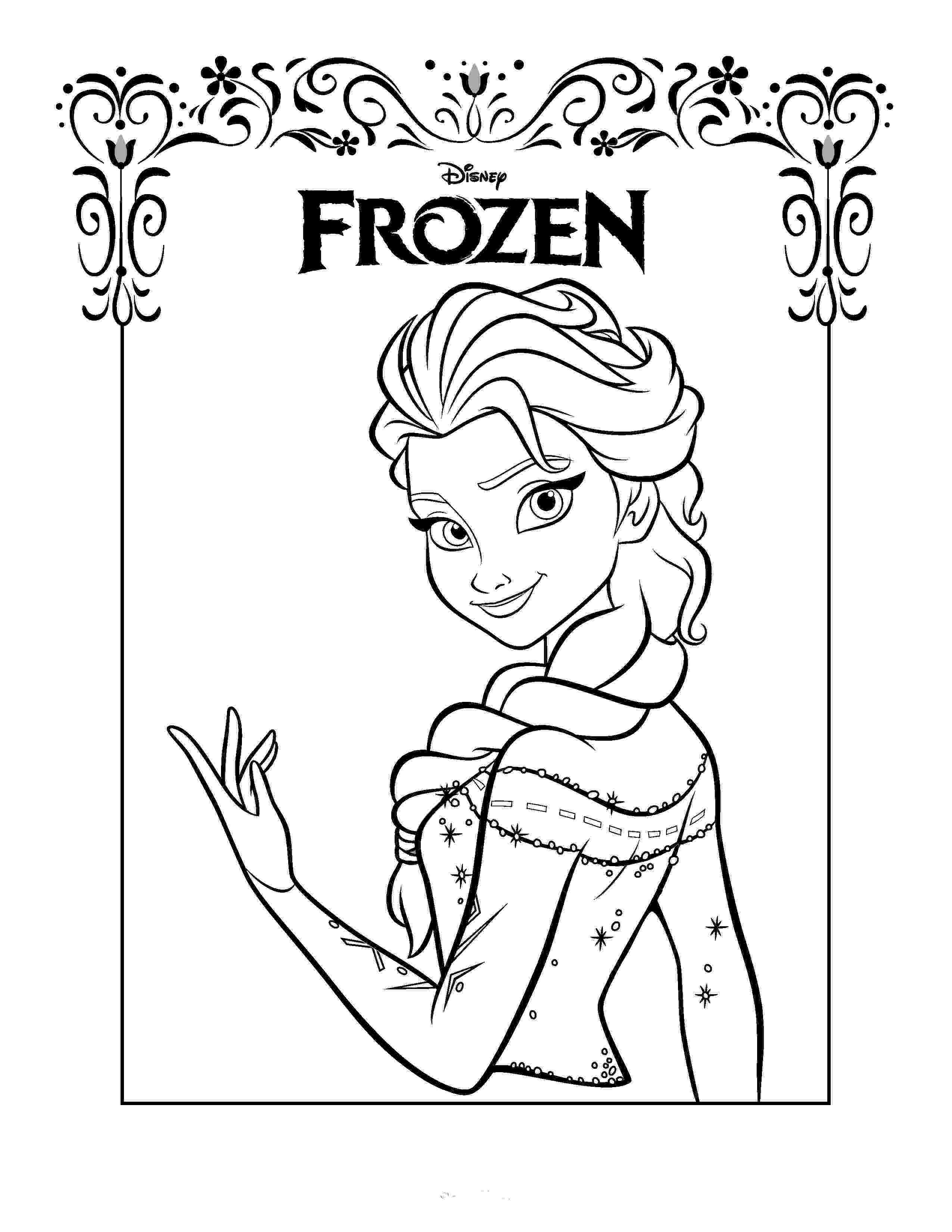 coloring pages of elsa free printable frozen coloring pages for kids best elsa of pages coloring 