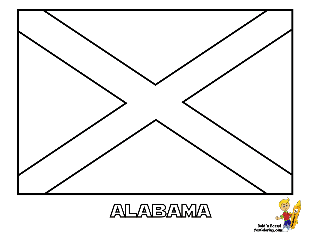 coloring pages of flags patriotic state flag coloring pages alabama hawaii free of flags pages coloring 