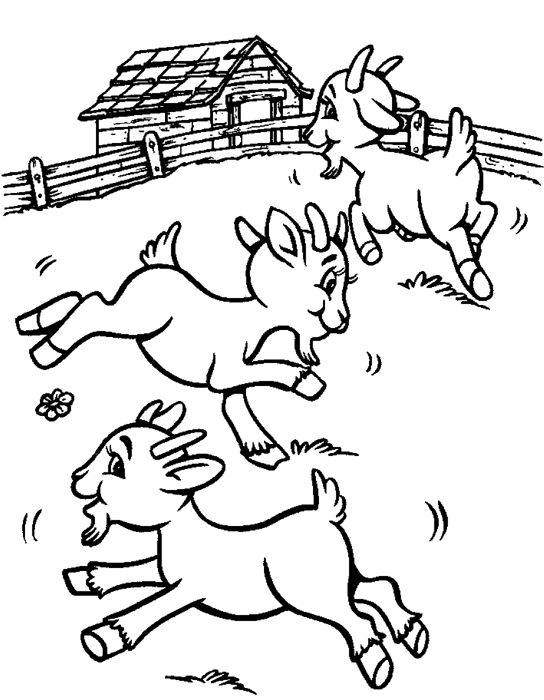 coloring pages of goats free printable goat coloring pages for kids coloring goats of pages 