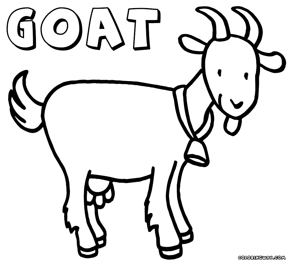 coloring pages of goats skinny goat coloring pages color luna goats of pages coloring 