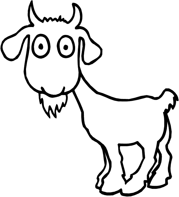 coloring pages of goats young goat coloring pages color luna goats of coloring pages 