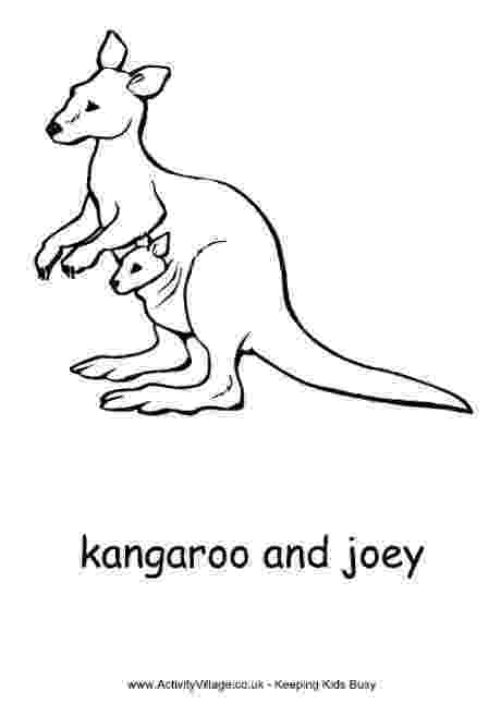 coloring pages of kangaroos kangaroo coloring pages getcoloringpagescom of pages kangaroos coloring 