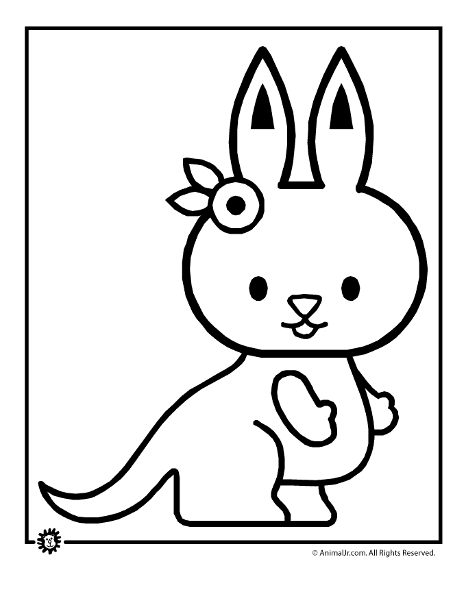 coloring pages of kangaroos kangaroo coloring pages to download and print for free pages kangaroos of coloring 