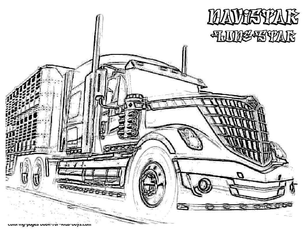 coloring pages of semi trucks unique comics animation finest truck coloring pages pages semi of trucks coloring 