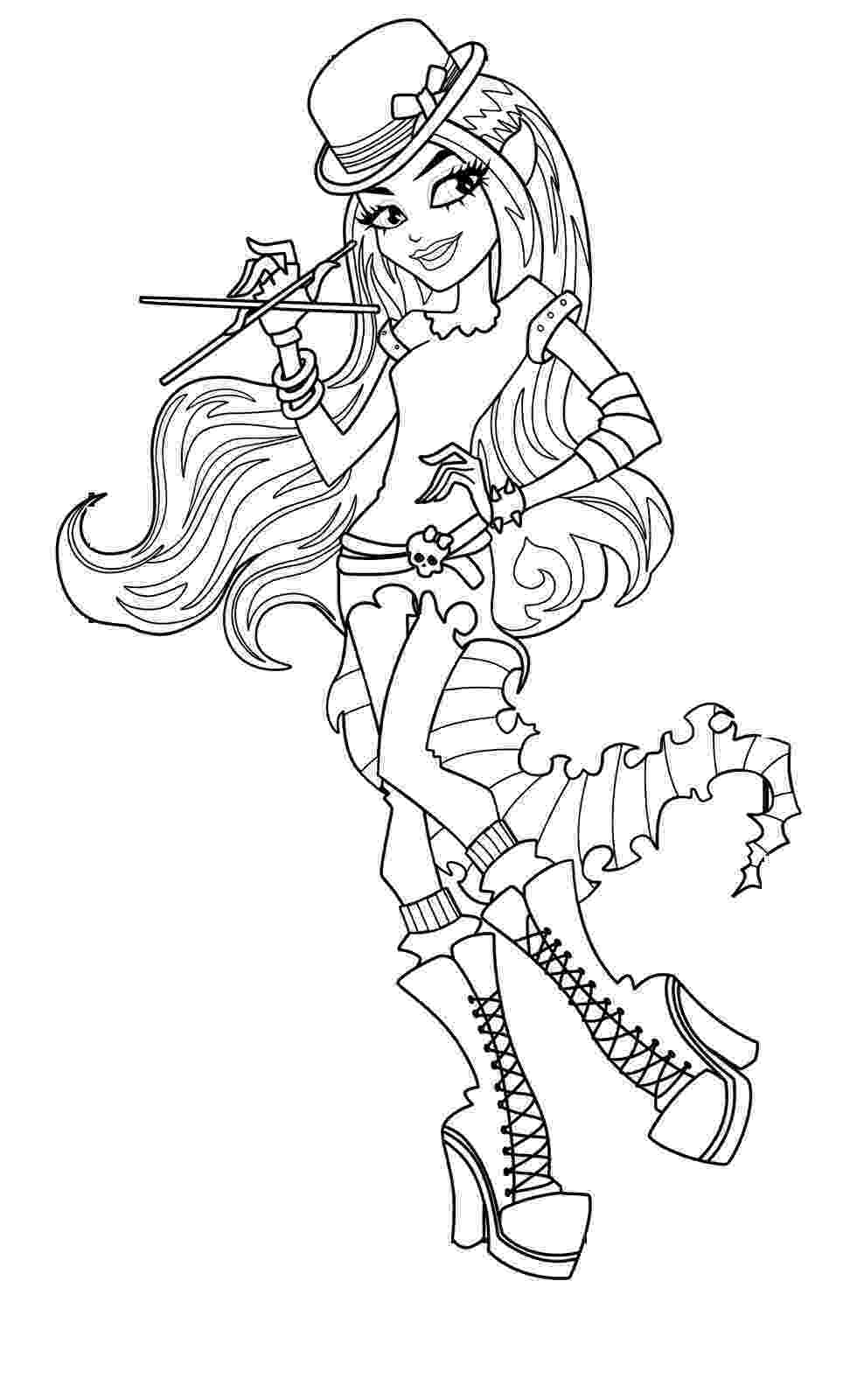 coloring pages online monster high clawdeen wolf shows something coloring pages monster monster coloring online pages high 