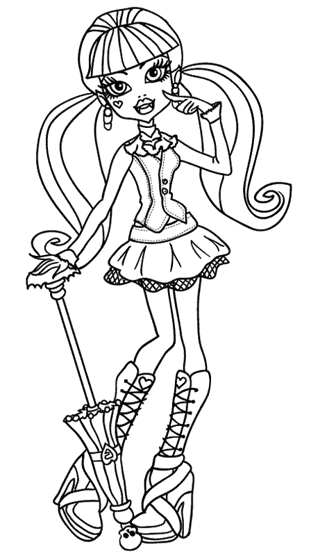 coloring pages online monster high monster high coloring pages monster high pages online coloring 