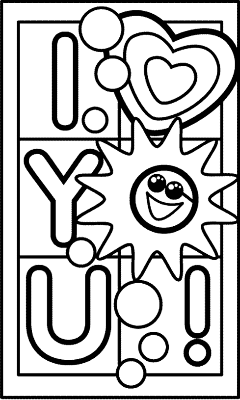 coloring pages that say i love you quoti love you quot coloring pages you that i pages coloring love say 