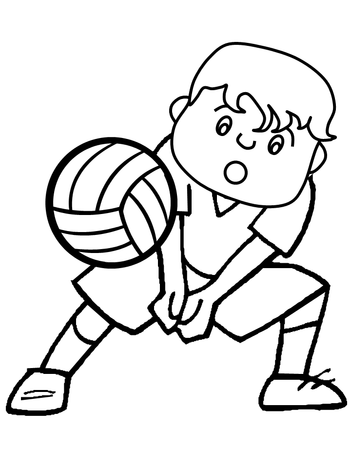 coloring pages volleyball volleyball coloring pages free download on clipartmag volleyball coloring pages 