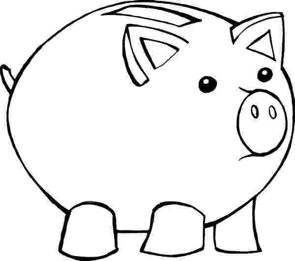coloring picture of a piggy bank piggy bank coloring page at getcoloringscom free a bank picture piggy coloring of 
