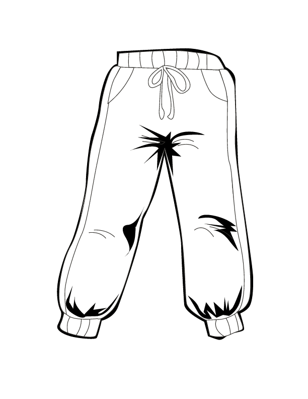 coloring picture of pants a nice trouser for winter season coloring page coloring sky of pants coloring picture 