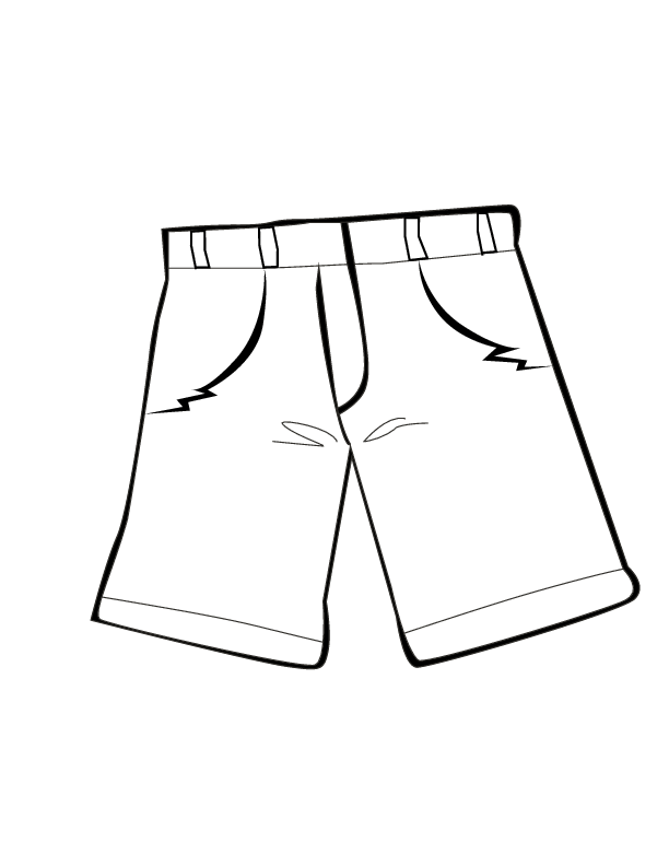coloring picture of pants jeans clipart free download on clipartmag of picture pants coloring 