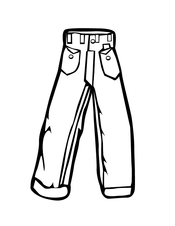 coloring picture of pants pants coloring page coloring home of coloring pants picture 