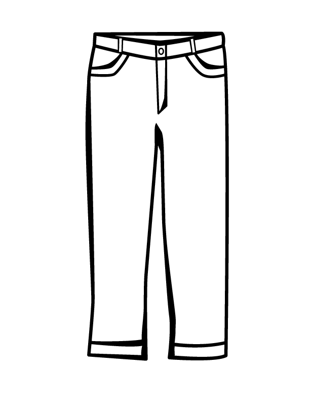 coloring picture of pants pants coloring page pant coloring page pinterest pants picture of coloring 