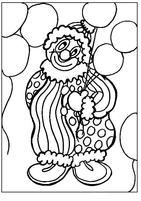 coloring pictures of clowns clowns coloring pages coloringpages1001com pictures clowns coloring of 