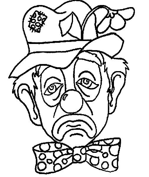 coloring pictures of clowns free printable clown coloring pages for kids of pictures clowns coloring 