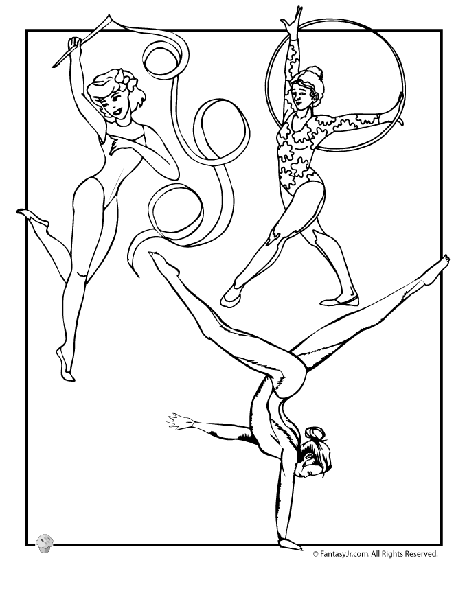coloring pictures of gymnastics 53 best images about coloring pages on pinterest pictures coloring of gymnastics 