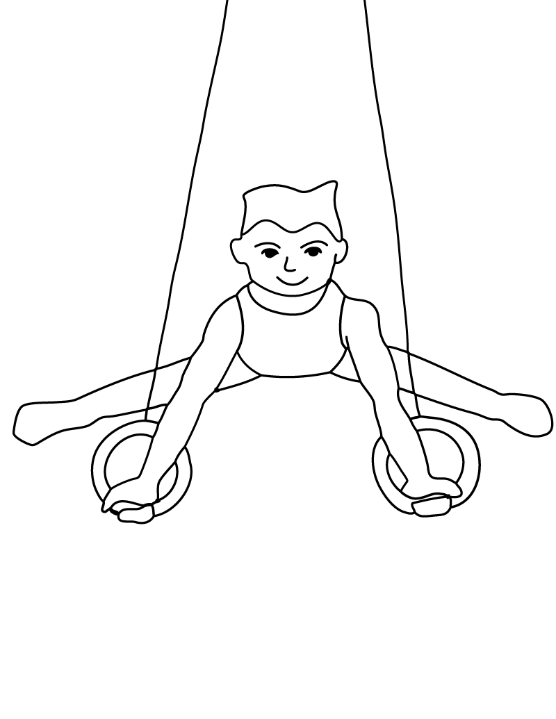 coloring pictures of gymnastics get this printable gymnastics coloring pages dqfk13 coloring gymnastics pictures of 
