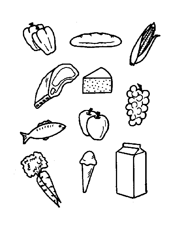 coloring pictures of meat kids menu coloring page at getcoloringscom free of meat pictures coloring 
