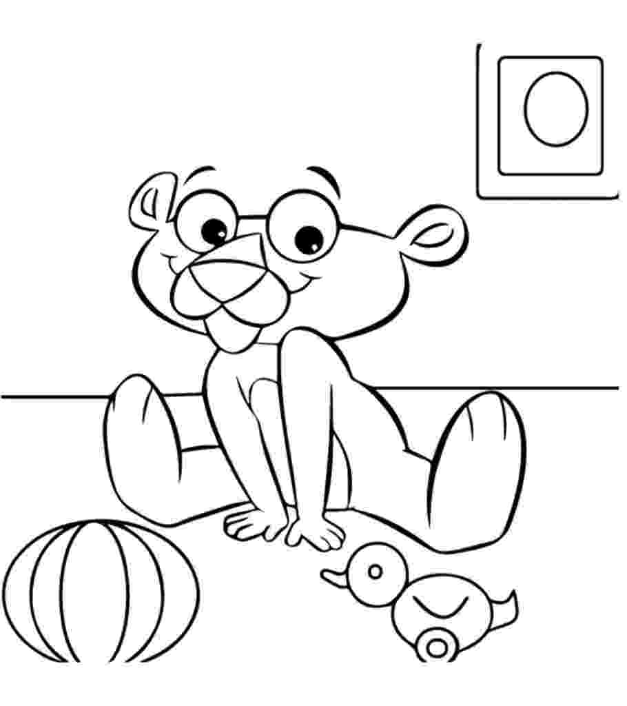 coloring pictures of panthers free printable pink panther coloring pages for kids of panthers coloring pictures 