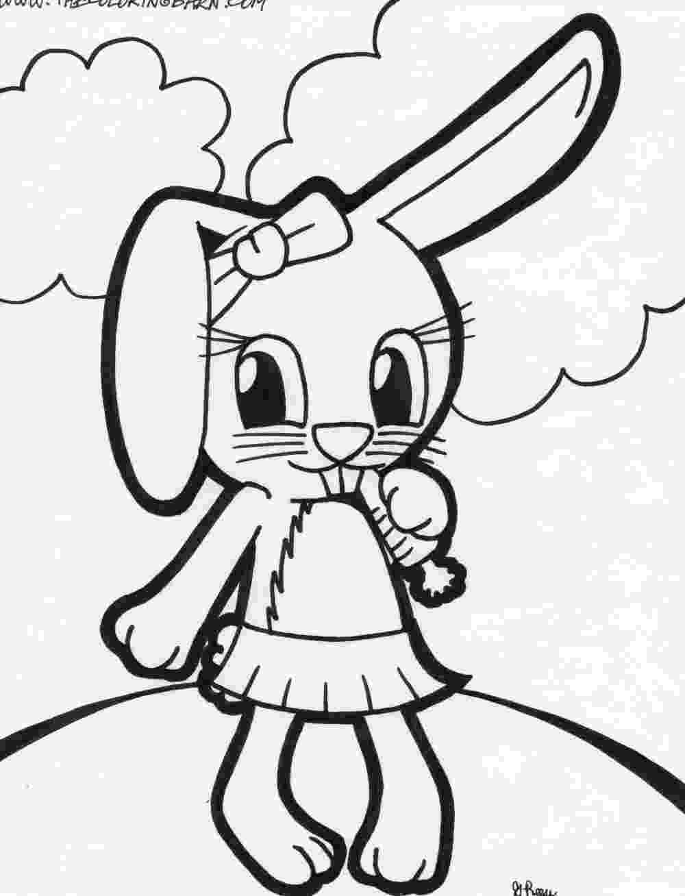 coloring pictures of rabbits easter bunny coloring pages 360coloringpages coloring rabbits of pictures 