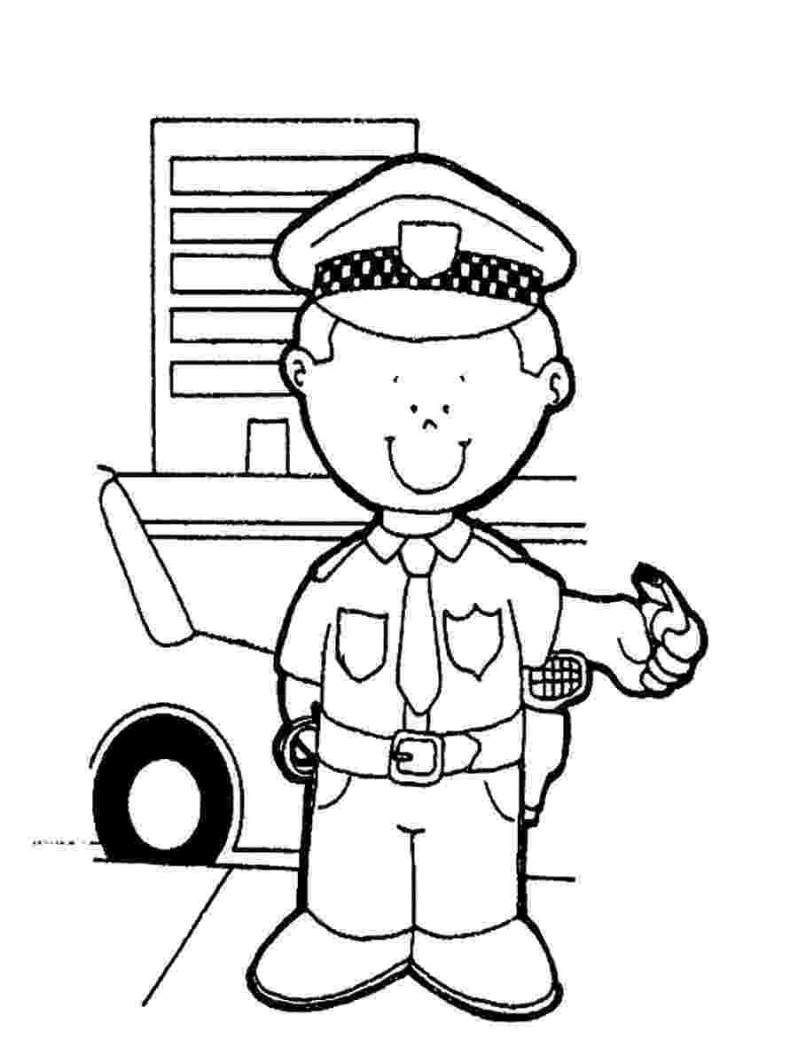 coloring police officer free printable policeman coloring pages for kids coloring officer police 