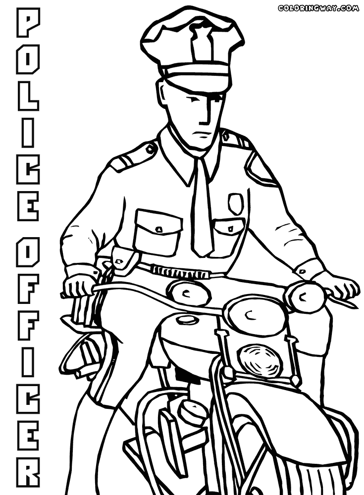 coloring police officer policeman coloring pages wecoloringpagecom coloring officer police 