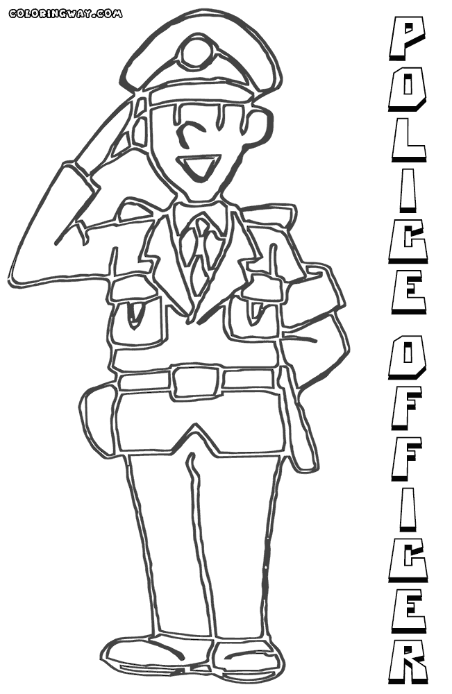 coloring police officer vehicles coloring pages momjunction officer coloring police 