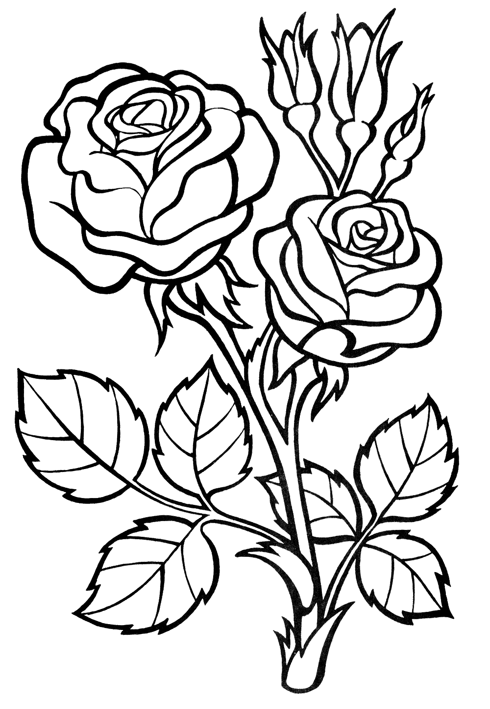 coloring roses roses coloring pages getcoloringpagescom coloring roses 