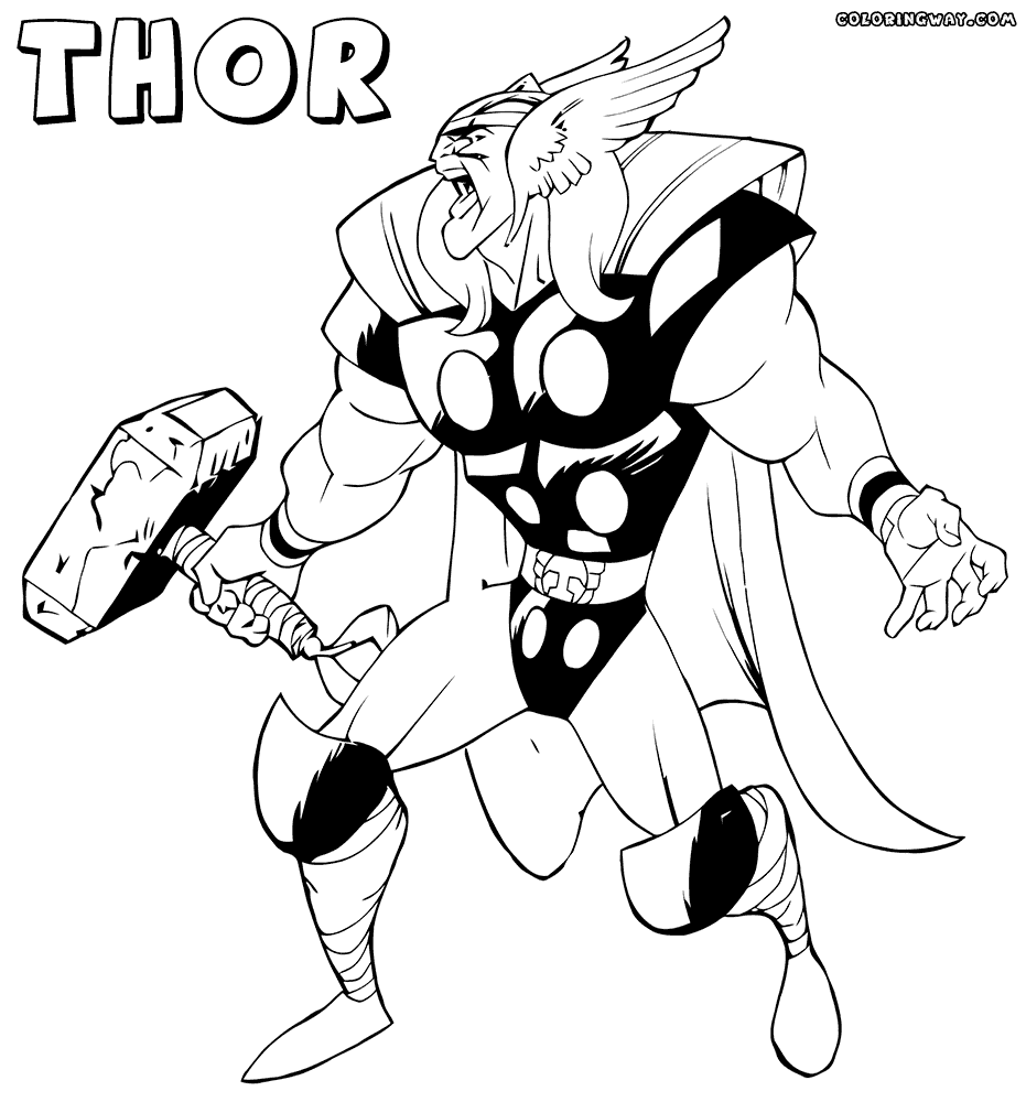coloring thor thor coloring pages coloring pages to download and print thor coloring 