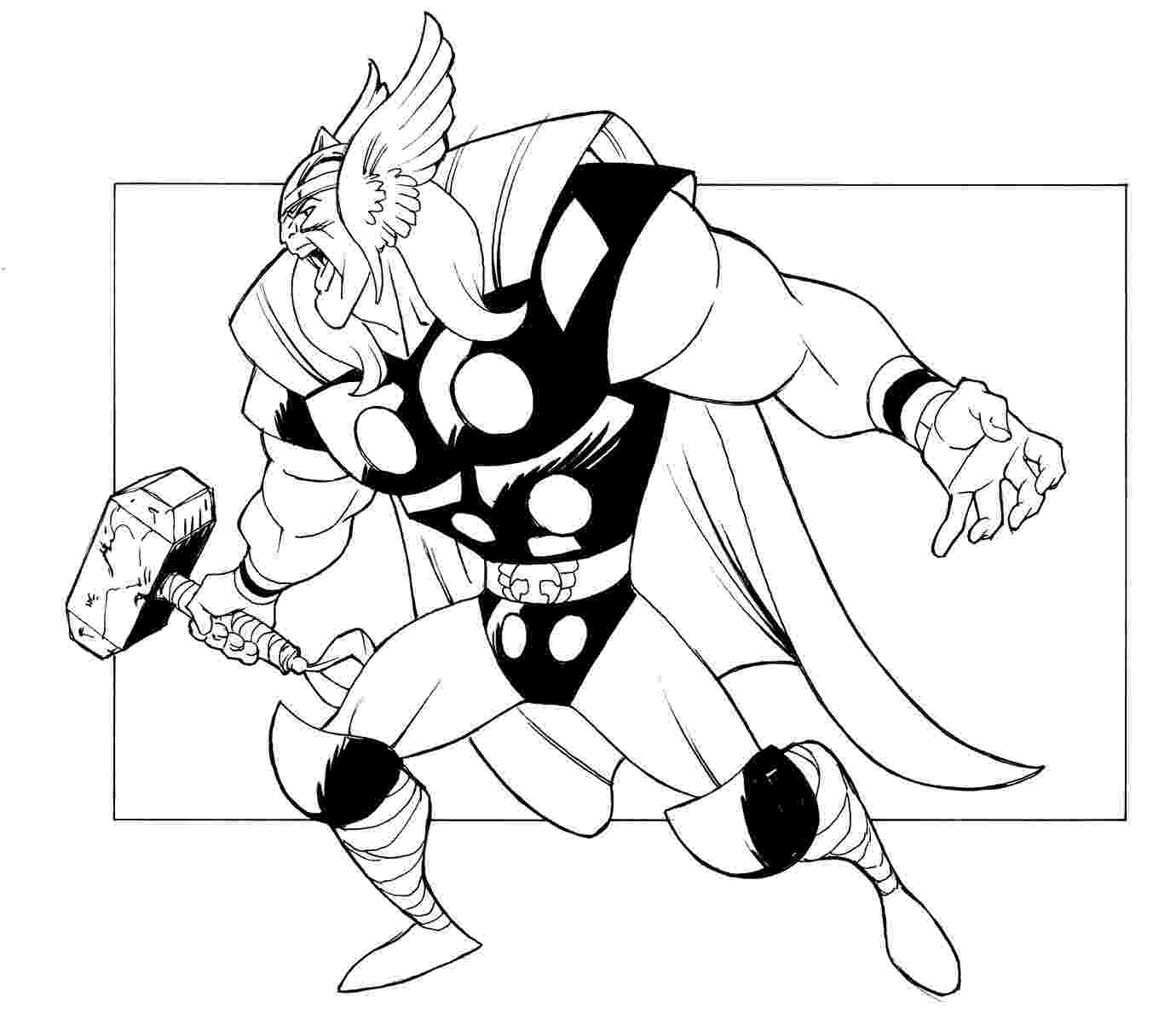 coloring thor thor coloring pages to download and print for free coloring thor 