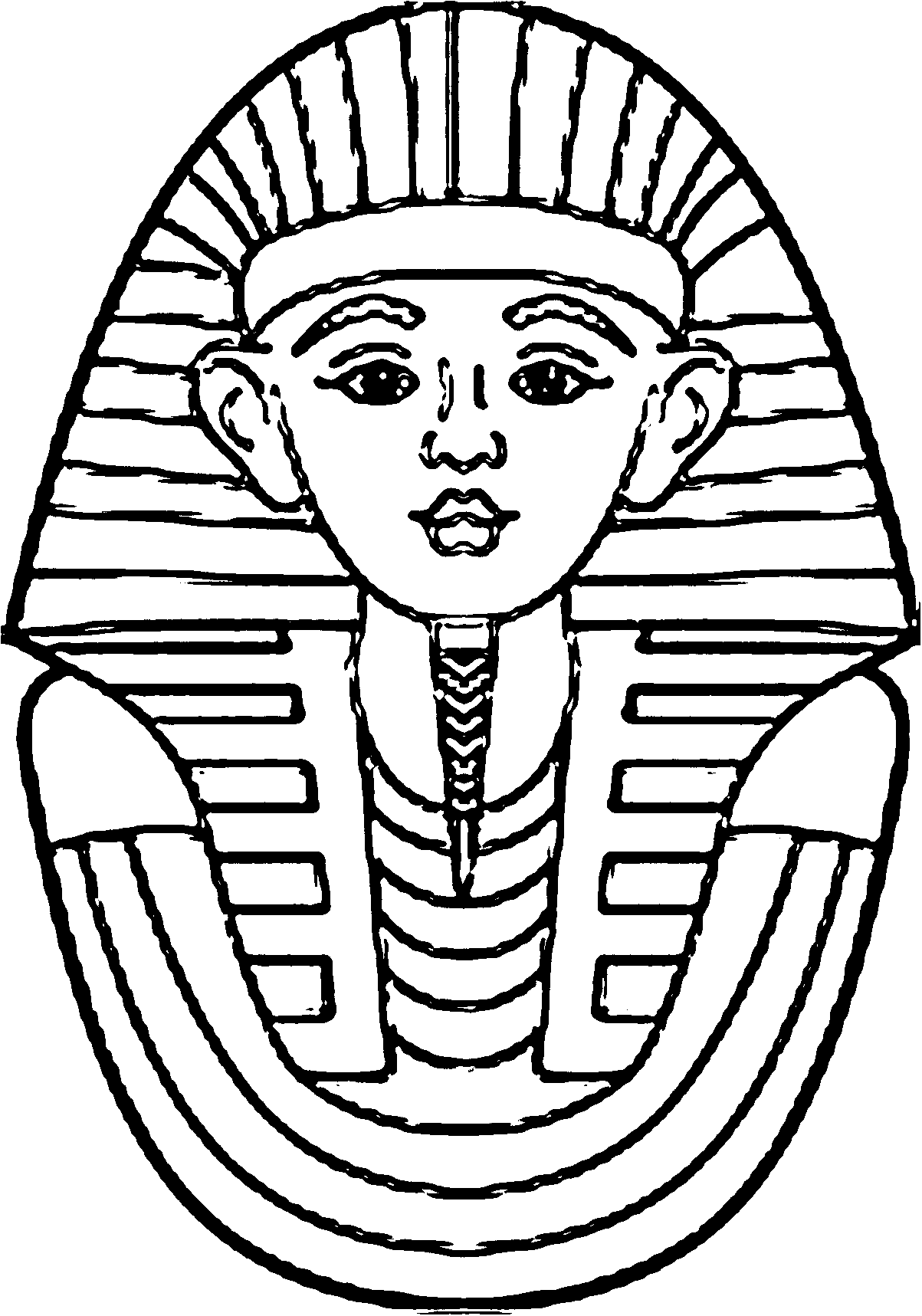 colouring pages egypt egyptian pharaoh drawing at getdrawingscom free for pages egypt colouring 
