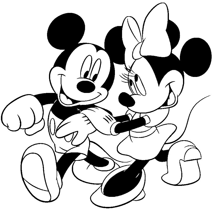 colouring pages of mickey mouse and minnie mickey mouse and minnie walking smiling mickey mouse mickey and pages colouring minnie mouse of 