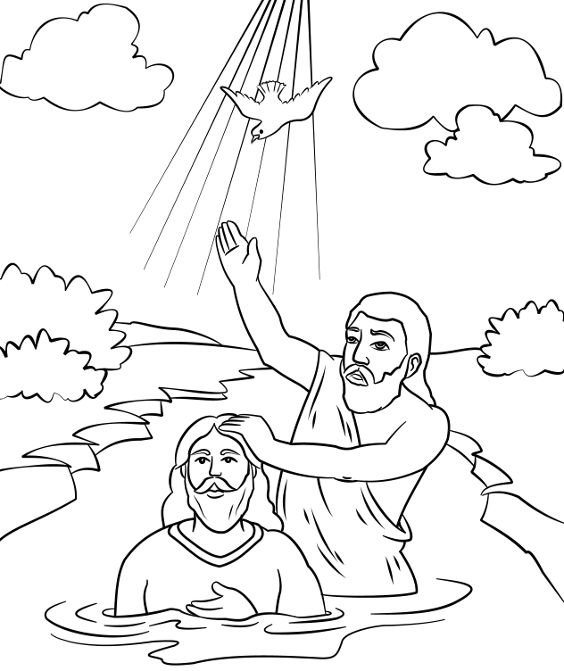 colouring picture jesus baptism 15 free june coloring pages to print jesus baptism picture colouring 