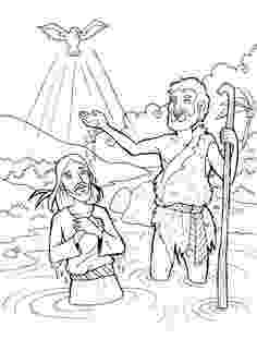colouring picture jesus baptism baptism coloring page church busy bags pinterest jesus baptism colouring picture 