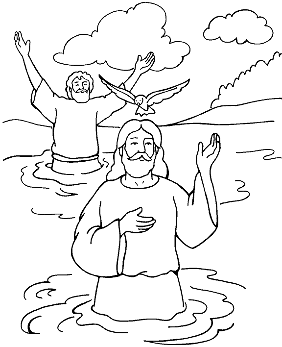 colouring picture jesus baptism download hd christian bible verse greetings card colouring baptism picture jesus 