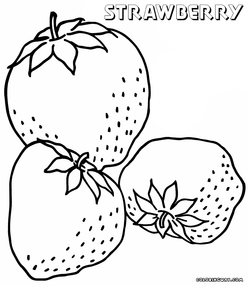 colouring picture of strawberry free coloring pages printable strawberry coloring pages picture strawberry colouring of 