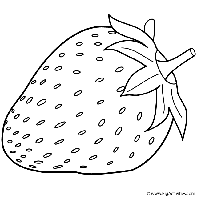 colouring picture of strawberry fresh strawberry coloring pages fantasy coloring pages picture colouring strawberry of 