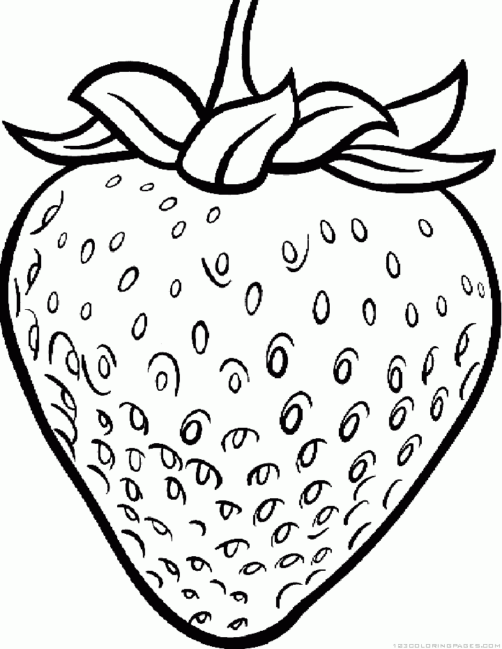 colouring picture of strawberry fruits coloring sheet pictures learn to coloring picture colouring of strawberry 