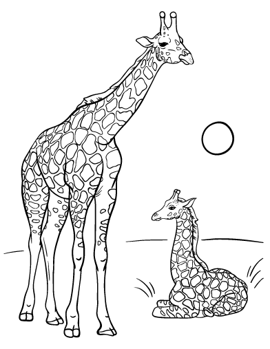 colouring sheet giraffe giraffe mouse and elephant coloring page free printable giraffe colouring sheet 