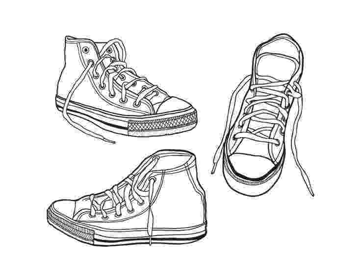 converse shoe coloring sheet converse shoe coloring page at getcoloringscom free converse sheet coloring shoe