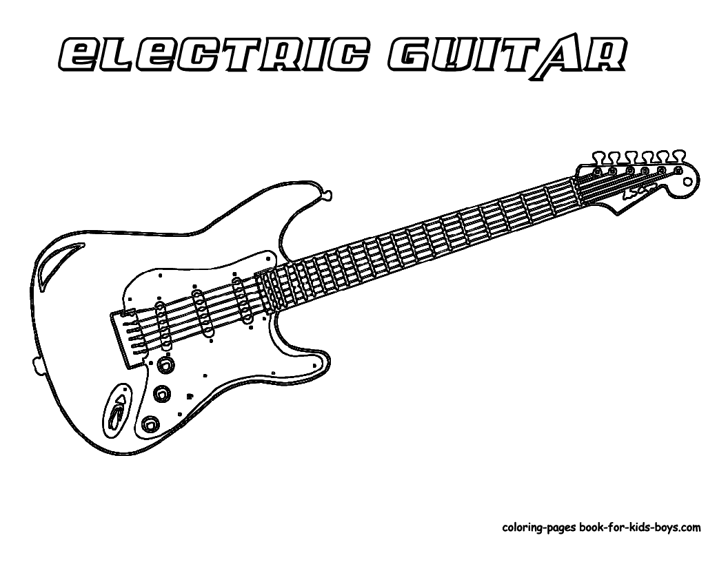 cool guitar coloring pages gritty guitar coloring free electric guitar coloring cool guitar pages 
