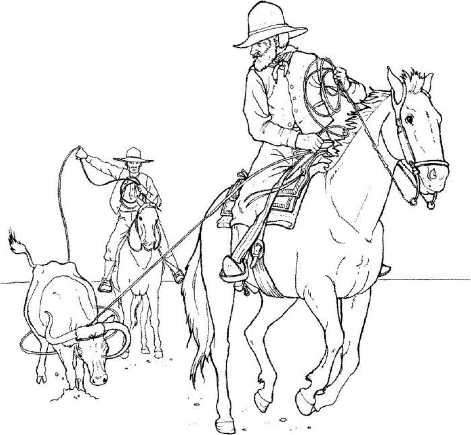 cowboy coloring pages cowboy coloring pages pages cowboy coloring 
