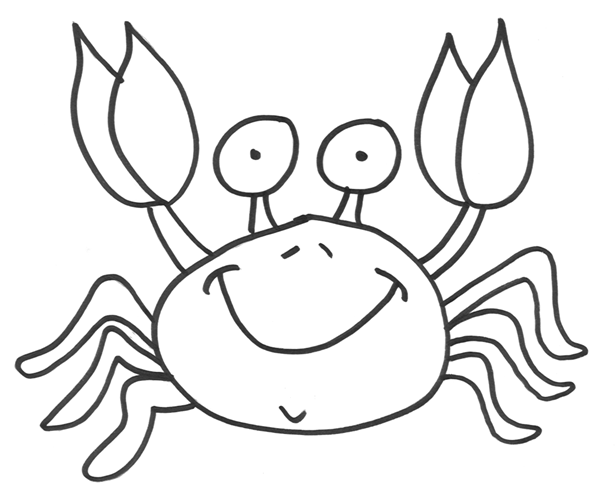 crab pictures to colour crab animal coloring pages ideas to pictures colour crab 