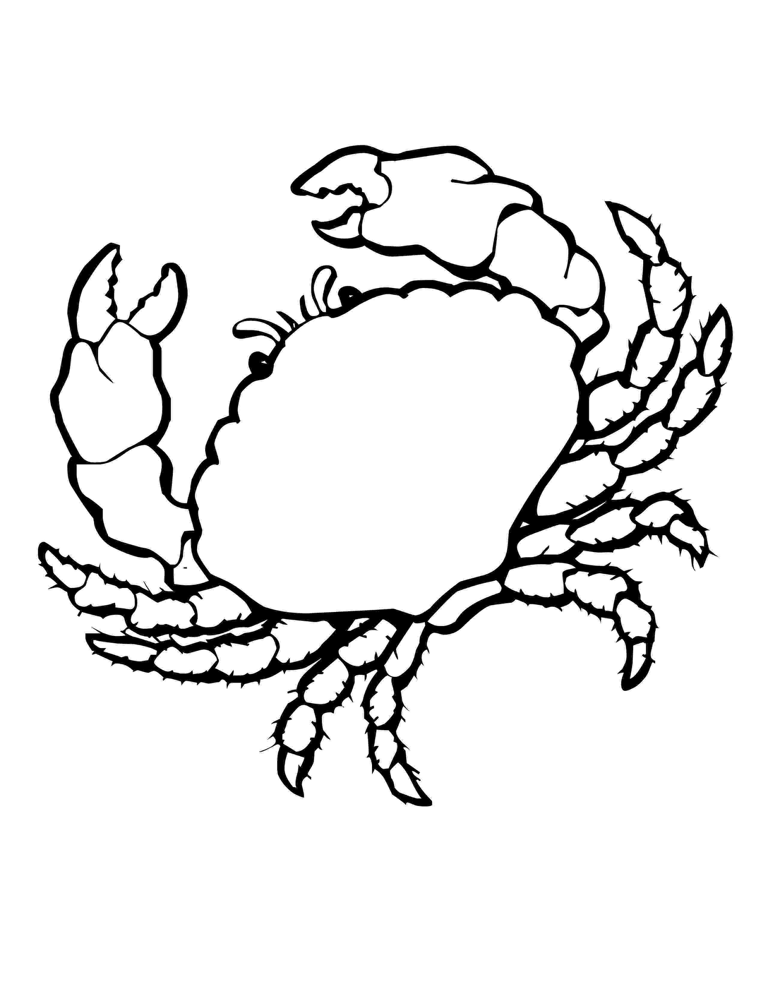 crab pictures to colour free printable crab coloring pages for kids animal place pictures crab colour to 