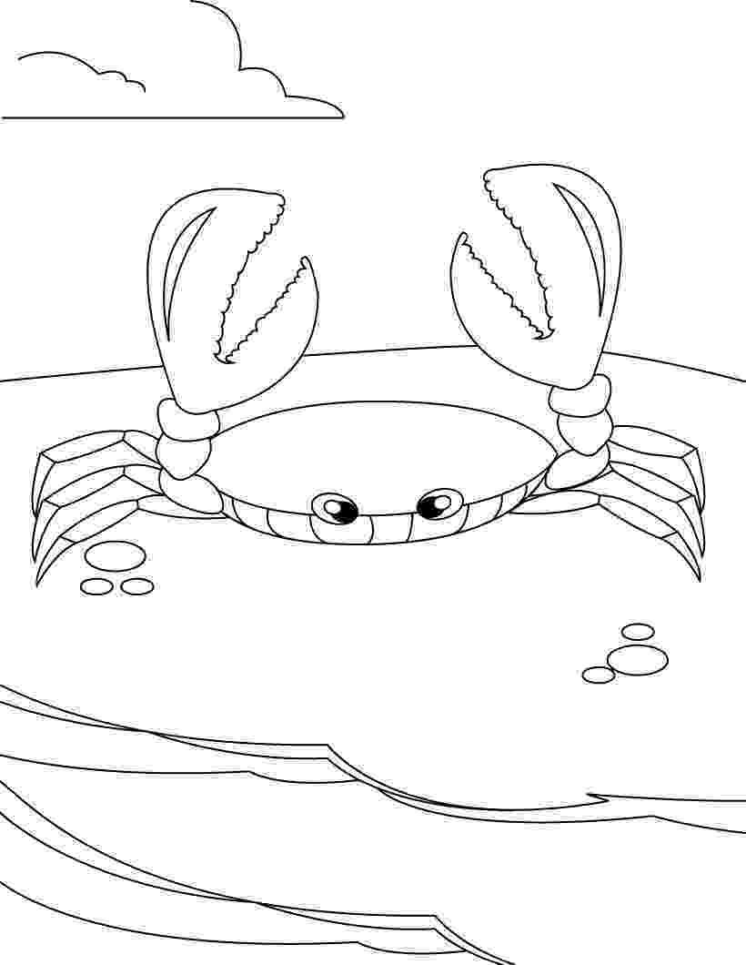 crab pictures to colour free printable crab coloring pages for kids crab colour pictures to 