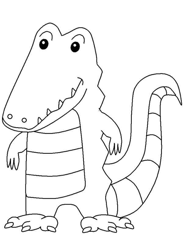 crocodile colouring page free printable crocodile coloring pages for kids colouring crocodile page 