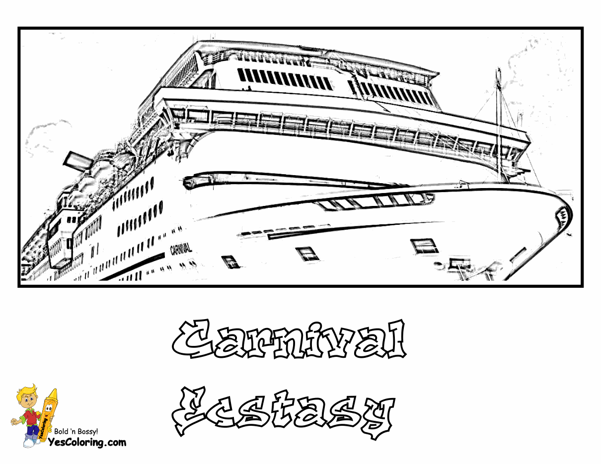 cruise coloring pages cruise ship paquebot 1 transportation printable cruise coloring pages 